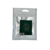 TiaraX - Gel X Soft Tips Nails Clear - Almond Short - Refill Tip Bags Size #7 50pcs