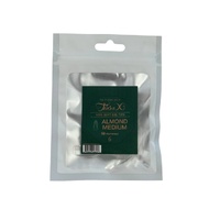 TiaraX - Gel X Soft Tips Nails Clear - Almond Medium - Refill Tip Bags Size #6 50pcs