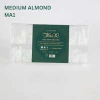 TiaraX Gel X Soft Tips Nails Colored Tips Box CLASSIQUE Collection #MA1 Samara's Ring 224pcs