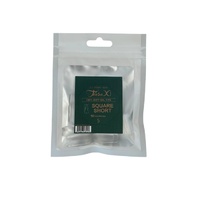 TiaraX - Gel X Soft Tips Nails Clear - Square Short - Refill Tip Bags Size #5 50pcs