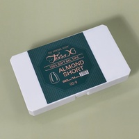 TiaraX - Gel X Soft Tips Nails Clear Box - Almond Short 602pcs