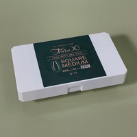 TiaraX - Gel X Soft Tips Nails Clear Box - Square Medium 602pcs