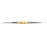 Wave Dual Head Nail Art Drawing Paint Brush Pen Fine Line Liner 21mm & 11mm