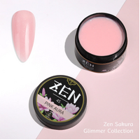 ZEN Builder Hard Gel Nail - #45 Pink Aura - Sakura Glimmer Collection - 50ml