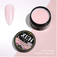ZEN Builder Hard Gel Nail - #46 Glimmer Glam Sakura - Sakura Glimmer Collection - 50ml