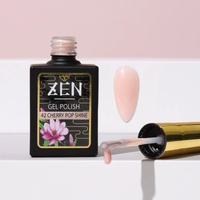 ZEN - Milky Gel Nails Polish - #42 Cherry Pop Shine - Sakura Glimmer Collection - 15ml