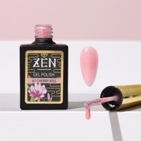 ZEN - Milky Gel Nails Polish - #47 Cherry Kiss - Sakura Glimmer Collection - 15ml