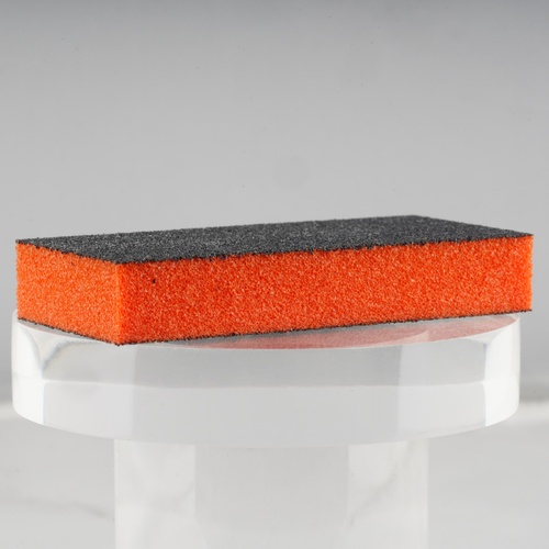 1500 x 2-Way Dixon File Nail Buffer Art Nail Polisher Buffer Buffing Manicure Block Orange Black Grit 100/100