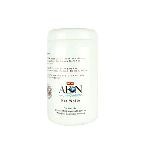 Aeon Special Mix Acrylic Powder - Hot White 24oz