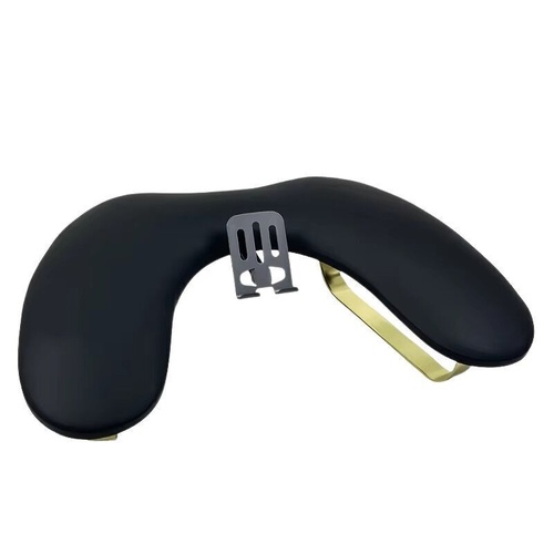 Arm Rest U Shaped Nail Manicure Table PU Leather 15° Angle Cushion Black