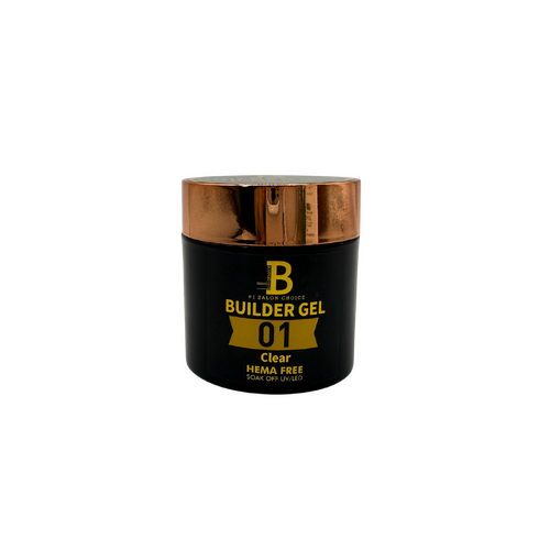 Billionaire Builder Hard Gel Nail Soak Off UV LED 01 Clear - 60g