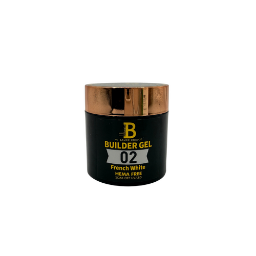 Billionaire Builder Hard Gel Nail Soak Off UV LED 02 French White - 60g