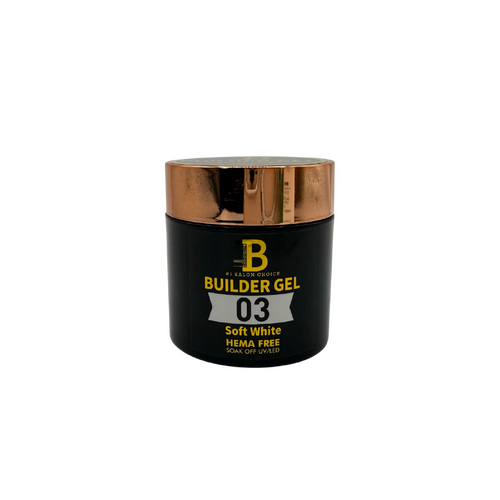 Billionaire Builder Hard Gel Nail Soak Off UV LED 03 Soft White - 60g
