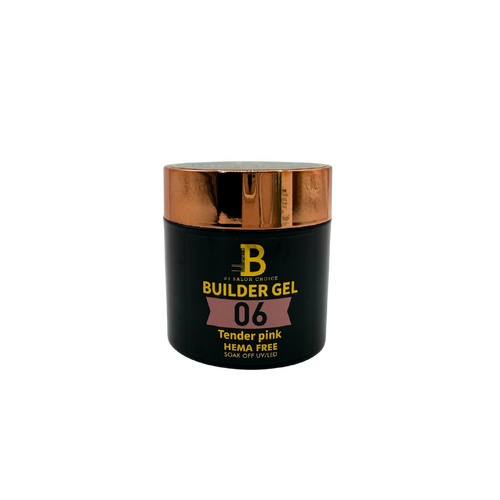 Billionaire Builder Hard Gel Nail Soak Off UV LED 06 Tender Pink - 60g