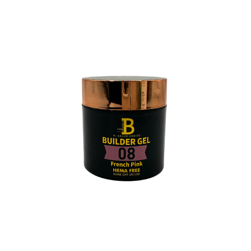 Billionaire Builder Hard Gel Nail Soak Off UV LED 08 French Pink - 60g