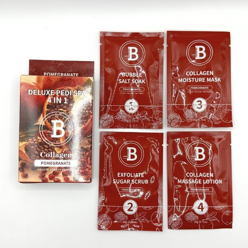 Billionaire Deluxe Nail Pedicure Kit 4 in 1 - Pomegranate 20g