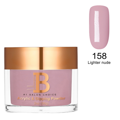 Billionaire Dip/Acrylic Powder - 158 Lighter Nude 56g