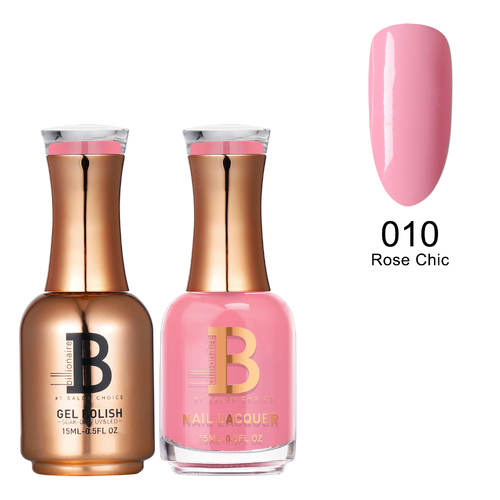 Billionaire Gel & Lacquer Duo - 010 Rose Chic 15ml