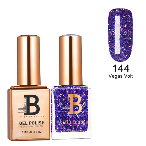Billionaire Gel & Lacquer Duo - 144 Vegas Volt 15ml