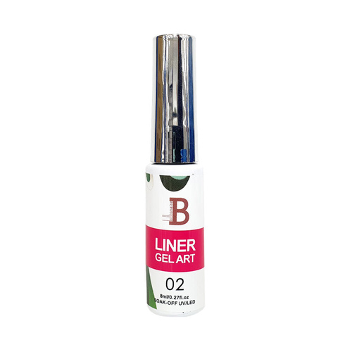 Billionaire - Liner Art UV LED Nail Gel Polish - 02 Dark Pink 8ml