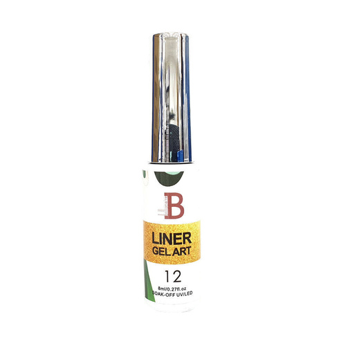 Billionaire - Liner Art UV LED Nail Gel Polish - 12 Gold Glitter 8ml