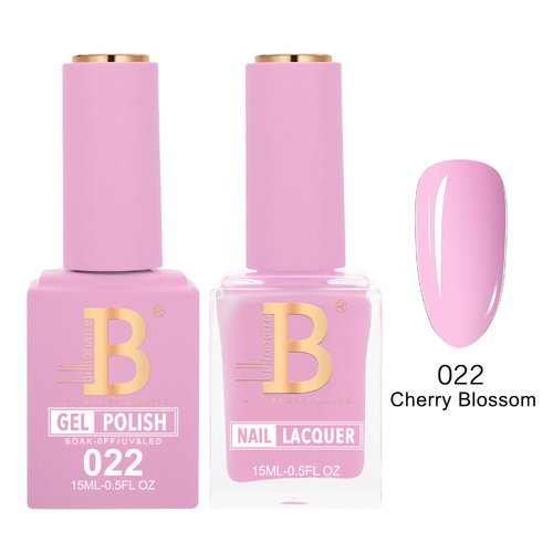 Billionaire 022 Cherry Blossom - Imperial Collection Gel & Lacquer Duo 15ml