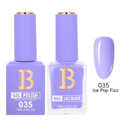 Billionaire 035  Ice Pop Fizz - Imperial Collection Gel & Lacquer Duo 15ml