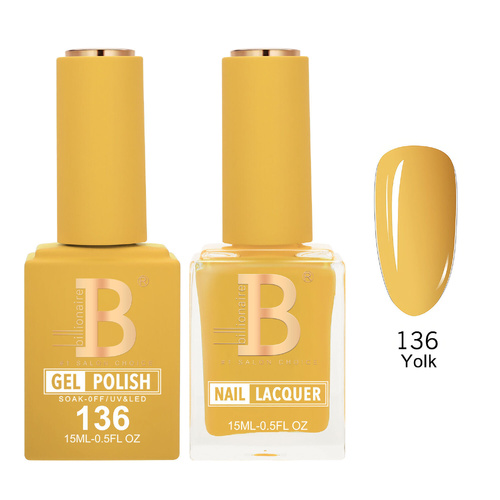 Billionaire 136 Yolk - Imperial Collection Gel & Lacquer Duo 15ml
