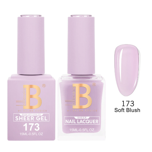 Billionaire 173 Soft Blush - Imperial Collection Gel & Lacquer Duo 15ml