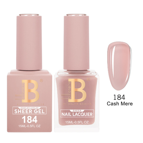 Billionaire 184 Cash Mere - Imperial Collection Gel & Lacquer Duo 15ml