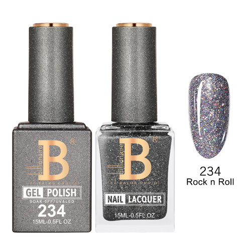 Billionaire 234 Rock n Roll - Imperial Collection Gel & Lacquer Duo 15ml