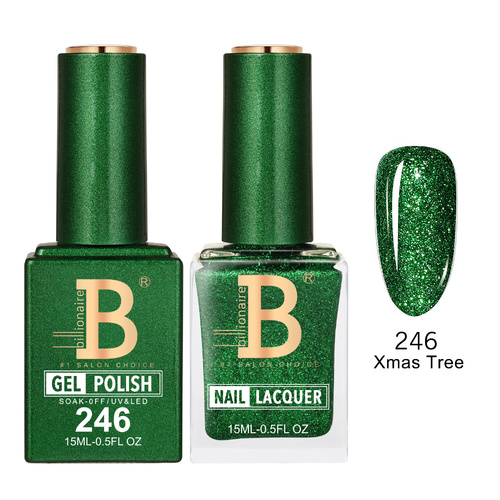 Billionaire 246 Xmas Tree - Imperial Collection Gel & Lacquer Duo 15ml