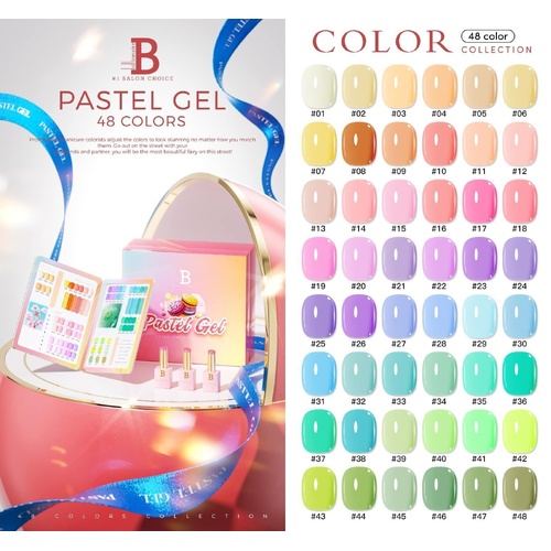 Billionaire - Soak Off UV LED Gel Polish Pastel Collection 48pcs 15ml