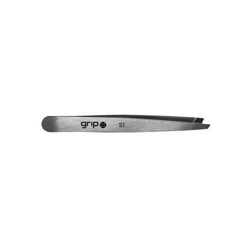 Caronlab Grip Professional Tweezer Slanted Tip Stainless Steel - PS1