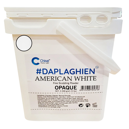 Chisel Dap La Ghien - Fine Sculpting Acrylic Powder American White 5lbs