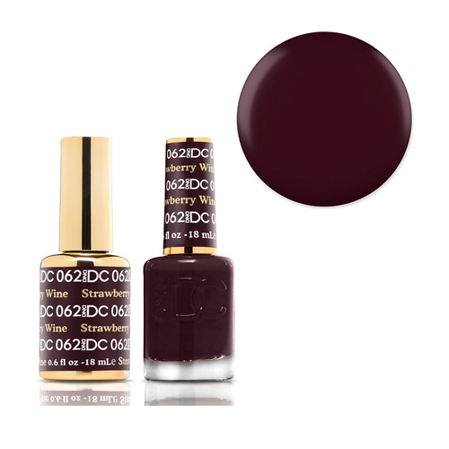 DND 062 Strawberry Wine - DC Collection Gel & Lacquer Duo 18ml