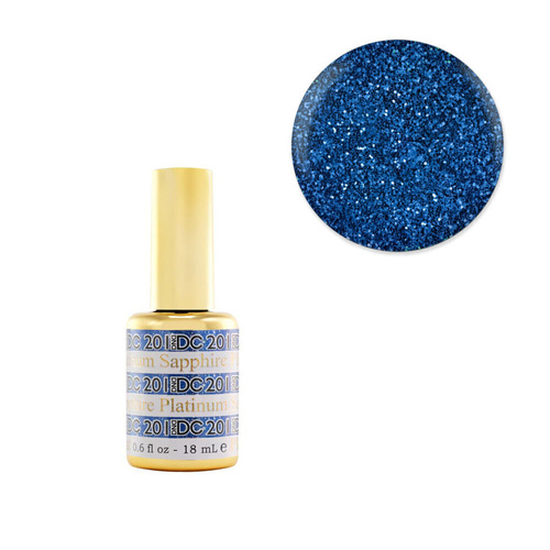 DND 201 Sapphire - DC Platinum Collection Gel Polish 18ml