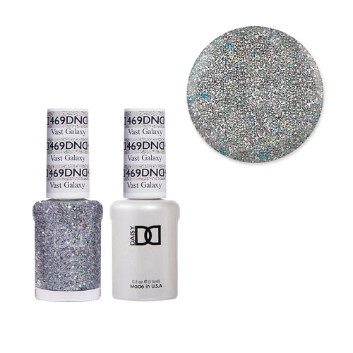 DND 469 (discontinued) Vast Galaxy - Daisy Collection Gel & Lacquer Duo 15ml