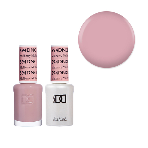 DND 594 Mulberry - Daisy Collection Gel & Lacquer Duo 15ml