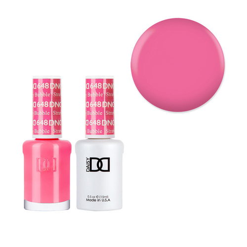 DND 648 Strawberry Bubble - Daisy Collection Gel & Lacquer Duo 15ml