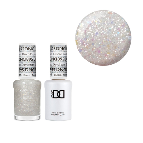 DND 895 Disco Daydream - DND Collection Nail Gel & Lacquer Polish Duo 15ml