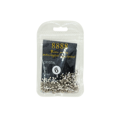 8888 - Nail Art Rhinestone Diamond Crystal AB Gold Non Hotfix SS6 2.0mm 1440pcs