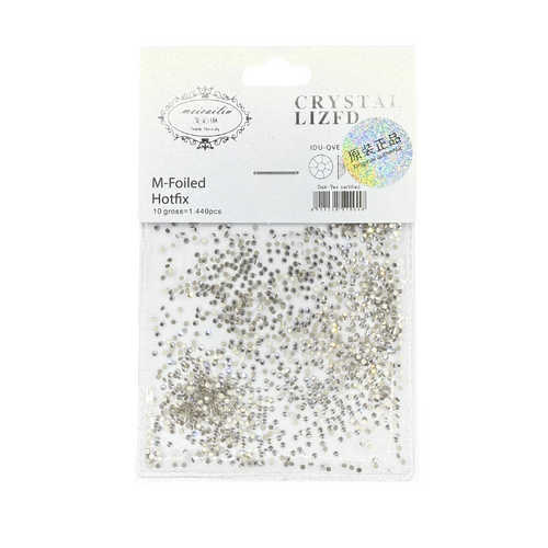 Nail Art Rhinestone Diamond Crystal AB Gold Non Hotfix SS3 1.4mm 1440pcs