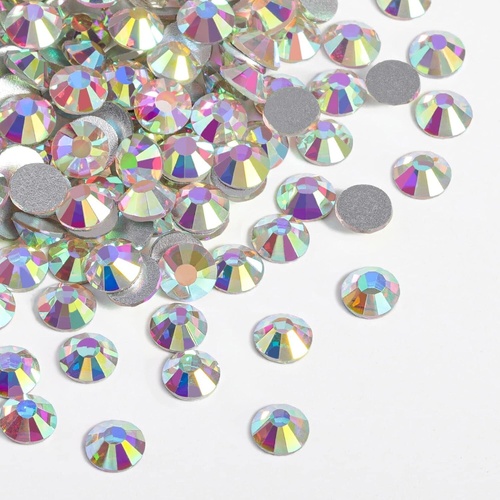 Rhinestone Diamond Crystal AB Gold Non Hotfix SS12 3.2mm 1440pcs