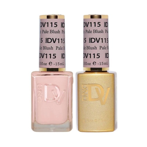 DND DIVA - #115 Pale Blush - Gel & Lacquer Duo 15ml