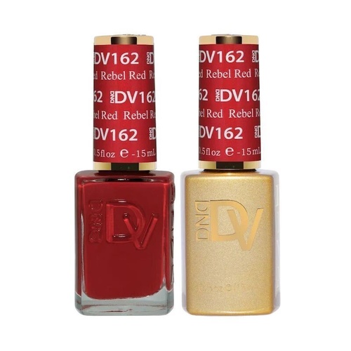 DND DIVA - #162 Rebel Red - Gel & Lacquer Duo 15ml