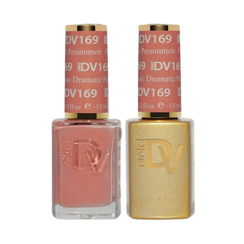 DND DIVA - #169 Dramatic Persimmon - Gel & Lacquer Duo 15ml
