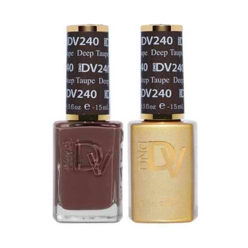 DND DIVA - #240 Deep Taupe - Gel & Lacquer Duo 15ml