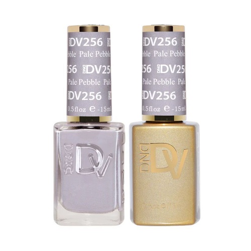 DND DIVA - #256 Pale Pebble - Gel & Lacquer Duo 15ml