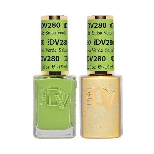 DND DIVA - #280 Salsa Verde - Gel & Lacquer Duo 15ml